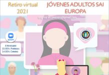 Retiro Virtual Jóvenes Adultos 2021 Europa. Sábado 6 de noviembre