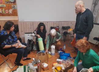 Servicio del Centro Sathya Sai de Madrid a personas sin hogar